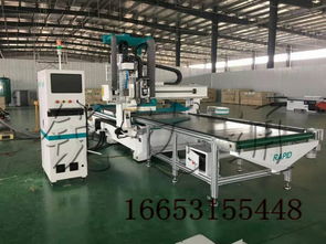 板式家具生产线定制 橱柜门板开料机雕刻机加工中心